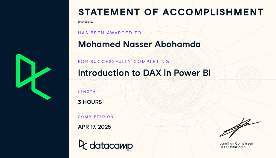 Certificate 3